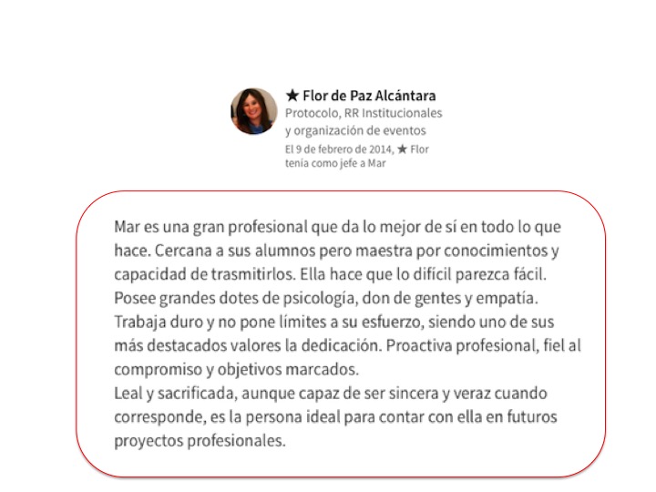 Flor de Paz Alcántara (Relaciones Institucionales y Eventos)
